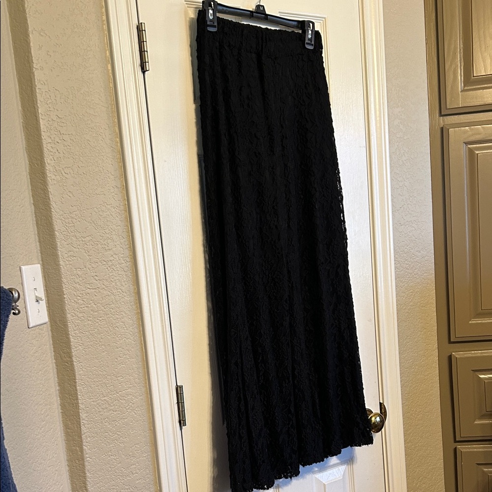 Black Lace Pants